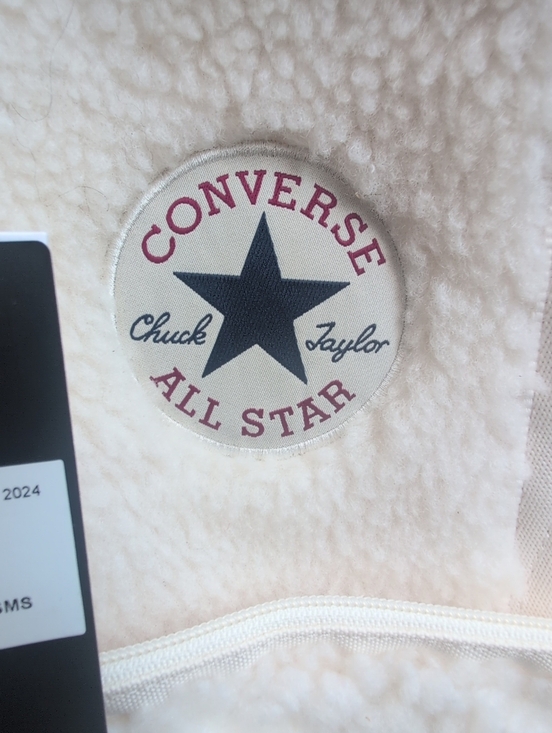 Converse All Star Cream Sherpa Backpack main image 5